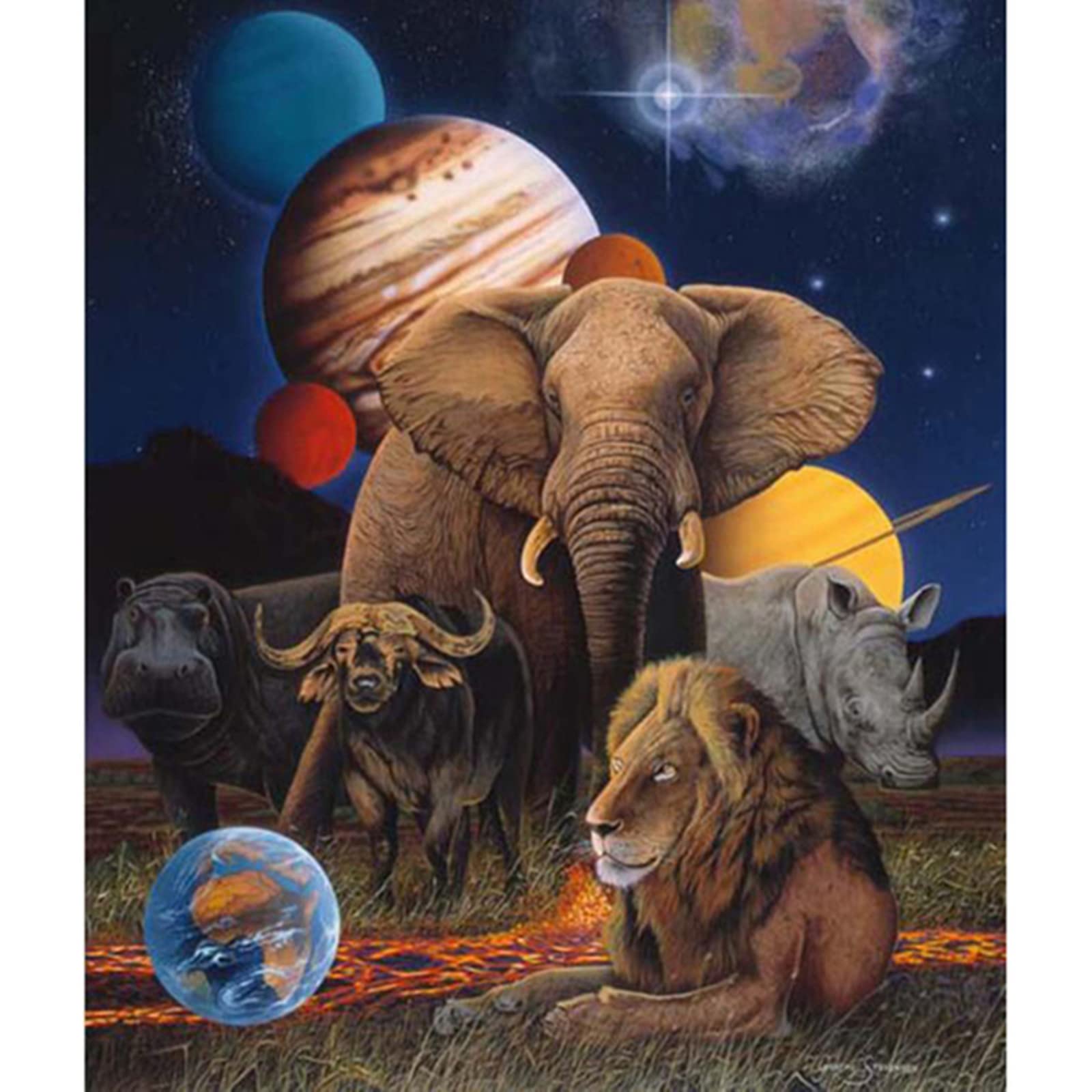 5000 Bunte Puzzleteile Tierpuzzle Geschicklichkeitsspiele FüR Die Ganze Familie, Bunte Puzzles, Fertige Größe 156.5×105.5cm