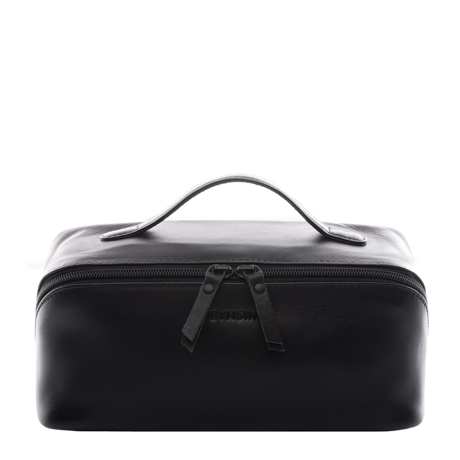borsa toiletry vera pelle BO borsetta necessaire Toilette pochette beauty case da Viaggio uomo donna nero prodotto artigianale