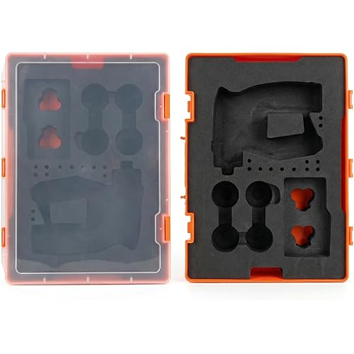 Rugged Tool Storage Case with EVA Foam Insert for Milwaukee M12 Fuel Installation Drill/Driver Kit (2505-22), Precision-Cut Organizer Fits Milwaukee Packout 48-22-8435, Heavy-Duty Protective Box