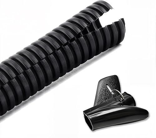 ZhiYo 10 pies 1" Conducto de alambre dividido para telar, cubierta flexible para auto