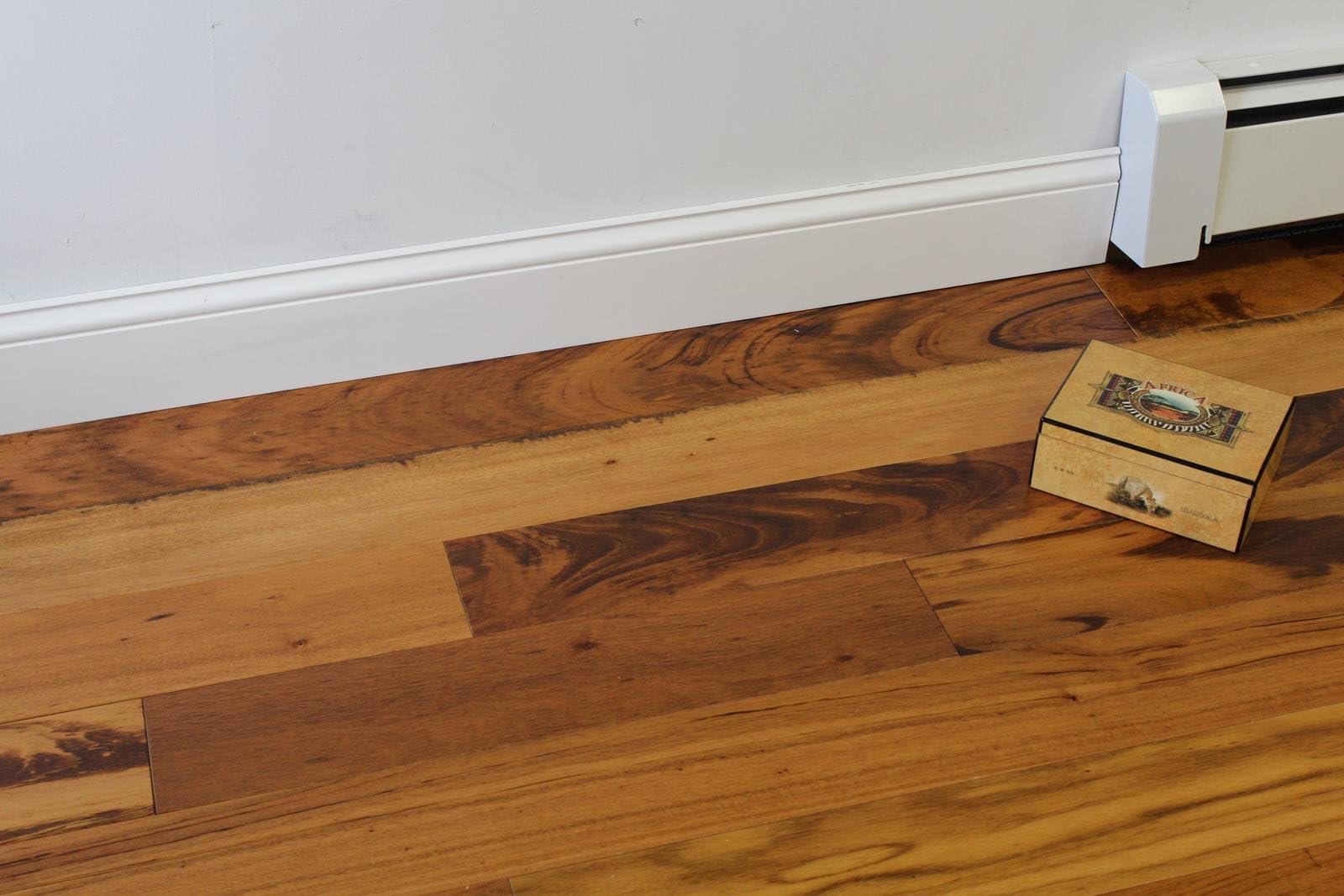 5" x 3/4" Torowood Pre Finished Solid Brazillian Tigerwood (Koa)