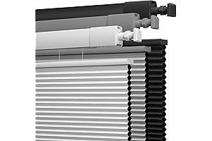 Boolegon Cordless Cellular No Tools Window Blinds: Top down Bottom Up & Blackout Honeycomb Blinds