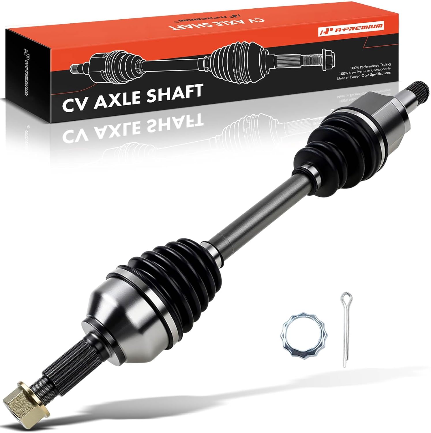A-Premium CV Axle Shaft Assembly Compatible with Nissan Altima 2007 2008 2009 2010 2011 2012 2.5L 4-Cylinder GAS, with Manual Transmission Only, Front Left Driver Side