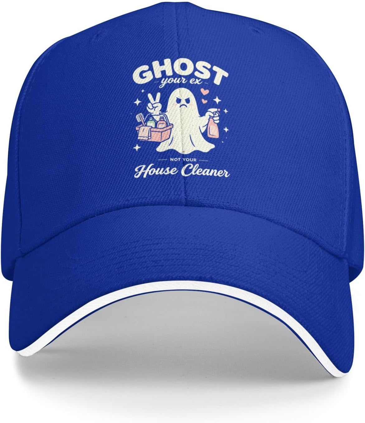 Ghost House Cleaner Hats for Mens Fashion Washed Distressed Baseball Cap