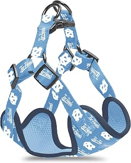 UNC Tar Heels Step-in Dog Harness | NCAA Officially Licensed | Adjustable, Comfortable, Sturdy and Long Lasting - Great Gift Idea! (Medium)