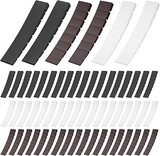 60 Stück Unterlegkeile Möbelkeile Ausgleichskeile Kunststoffkeile, Kunststoff Keile Justierkeile, Plastikkeile Nivellierkeile für Möbel Schrank Kommode Tischstuhlfüße Nivellierunterlagen
