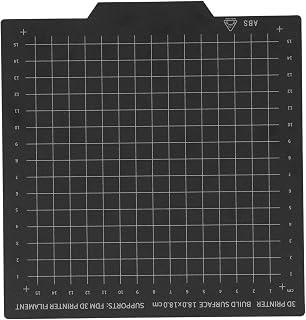3D Printer Spring Steel Sheet, Spring Steel Build Plate Magnetic 2 Sided Non Bending with Adhesive for Hotbed(180x180mm)
