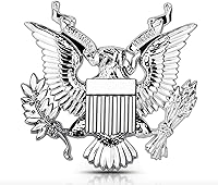 Vista 4 de Calcomanía de metal para emblema de coche del ejército de los Estados Unidos (color pistola)