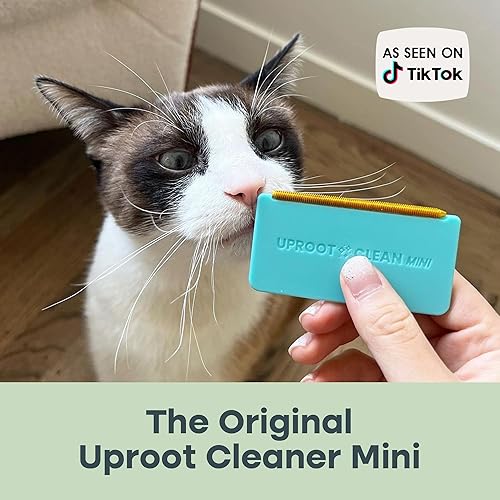 Miniatura 7 de Uproot Clean er Mini herramienta de eliminación de pelo de mascotas – Removedor de pelo de perro de tamaño bolsillo para coche, ropa, camas de gatos