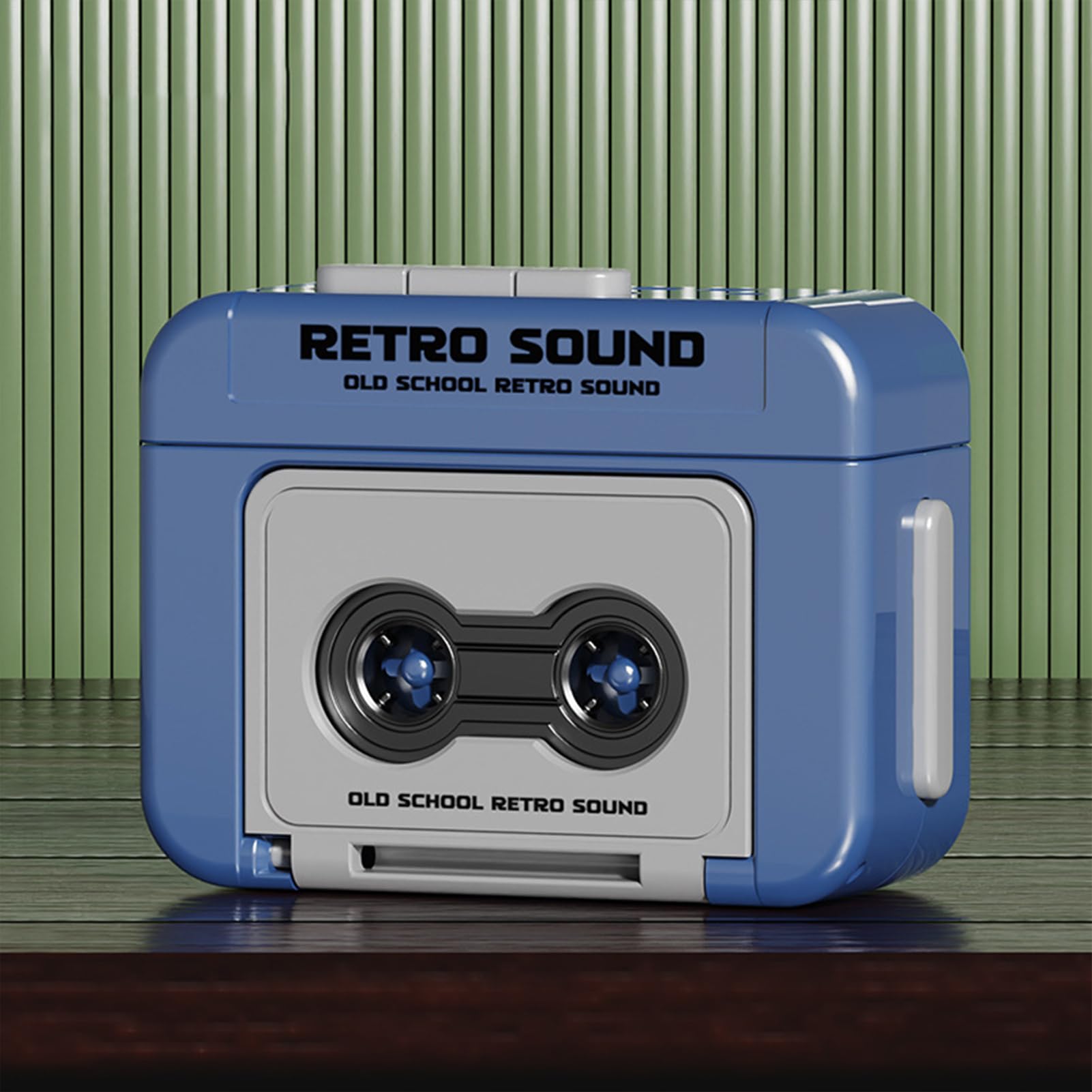 Generico Retro Sound Keychain, Mini Registratore A Cassette, Retro Tape Recorder Keychain, Tastiera Retrò Con Music, Walk Cassette Pendant, Può Giocare, Decorazione Small Regali Per Zaini, Borse