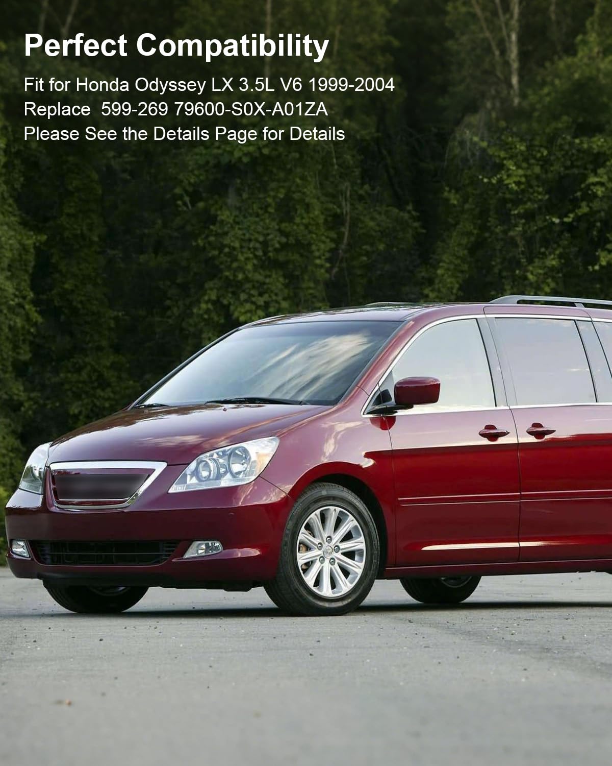 599-269 HAVC Heater Climate Control Module Fit for Honda Odyssey LX 3.5L V6 1999-2004, AC Control Panel Replace 79600-S0X-A01ZA 79600-S0X-A02Z 79600-S0X-A03ZA, Cab AC Controller Switch