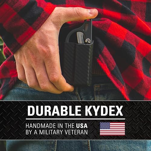 Miniatura 4 de Clip & Carry Kydex - Funda multiherramienta para tijeras de trauma de respuesta Raptor de cuero - Fabricado en Estados Unidos (multiherramienta no