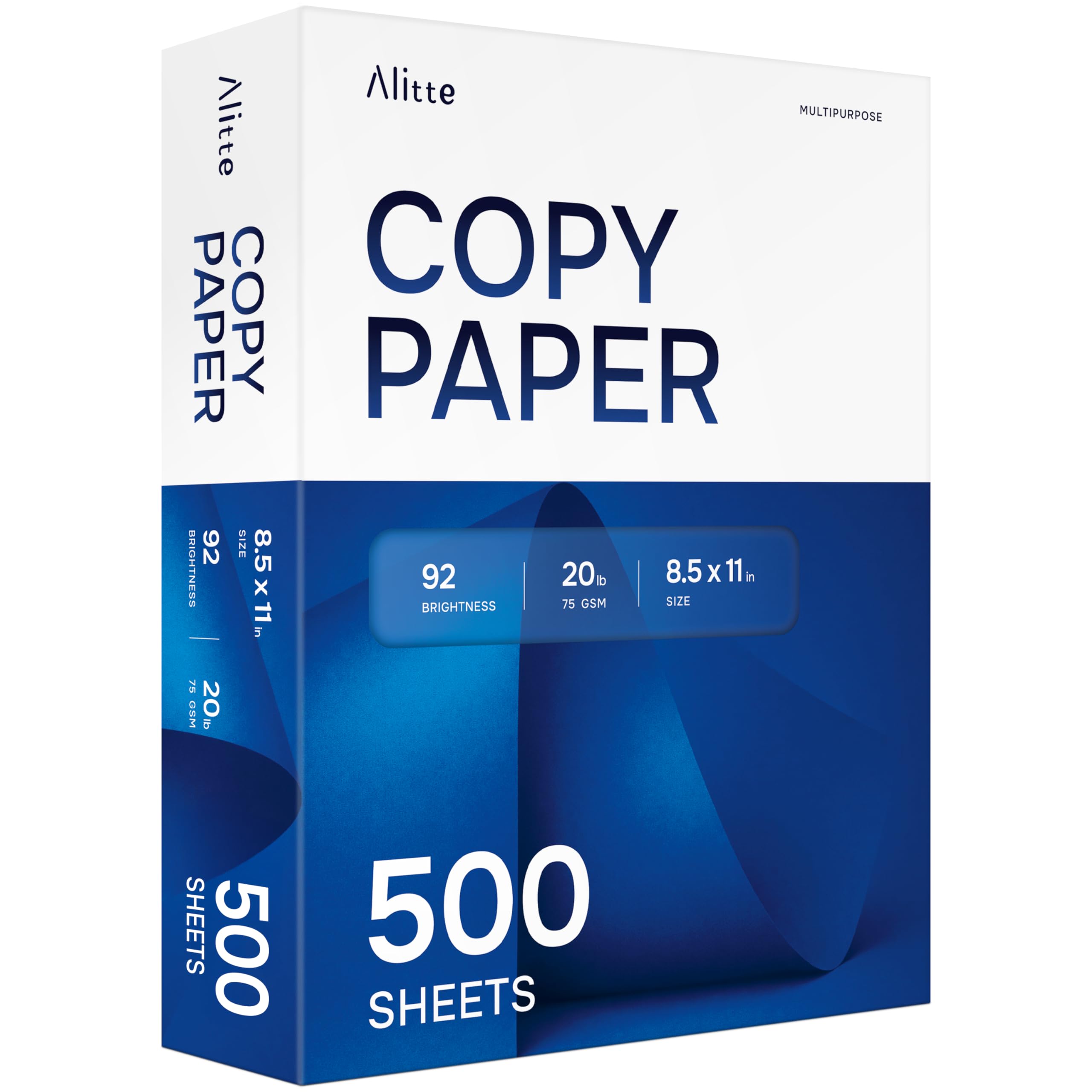 Alitte Printer Paper 8.5 x 11 White Letter Size Copy Paper
