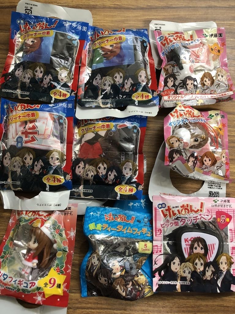 Amazon.co.jp: けいおん グッズ色々まとめて 巾着 ミニフィギュア 山中 
