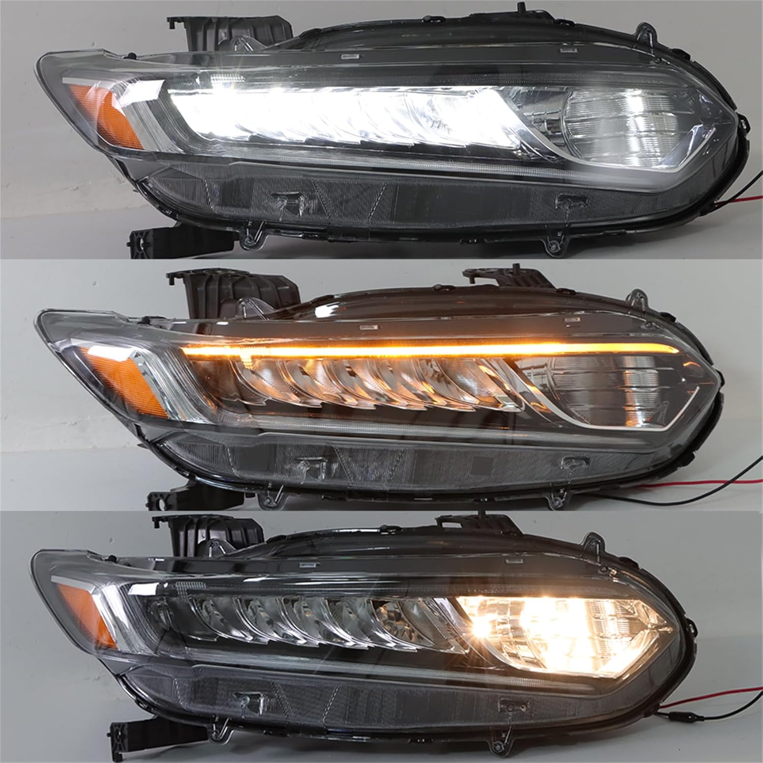 labwork Headlight Assembly Replacement for Honda Accord 2018 2019 2020 Headlamp Set Driver and Passenger Side HO2502188 HO2503187