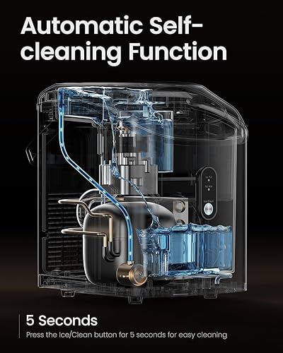 Miniatura 3 de Nugget Ice Makers - Máquina de hielo sónico de día de 33 libras, máquina de hielo para encimera con hielo masticable apto para dientes, máquina de