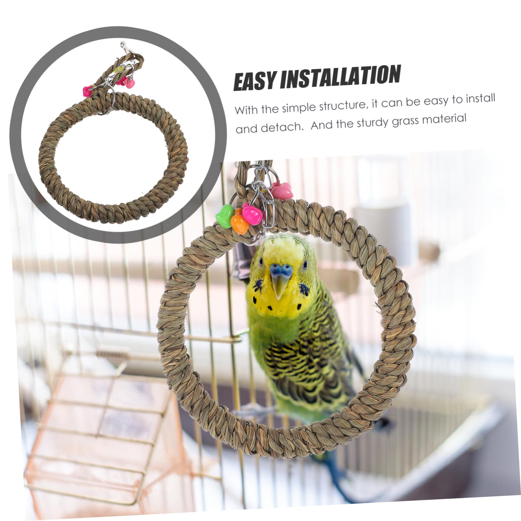 BESPORTBLE 5stücke Bird Swing Toy Für Papageien Hängendes Kletterspielzeug Aus Hochwertigem Material Lustiges Spielzeug Für Wellensittiche Und Nymphensittiche Bequeme Ruhe Und