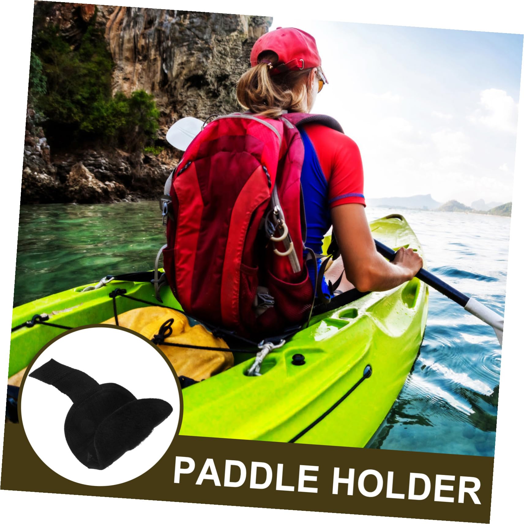 INOOMP Fibbie di Fissaggio per da Kayak Supporto per Cintura Supporto per da Kayak Piccolo Paddleboard Accessori per Paddleboard Cinghia per Supporti per