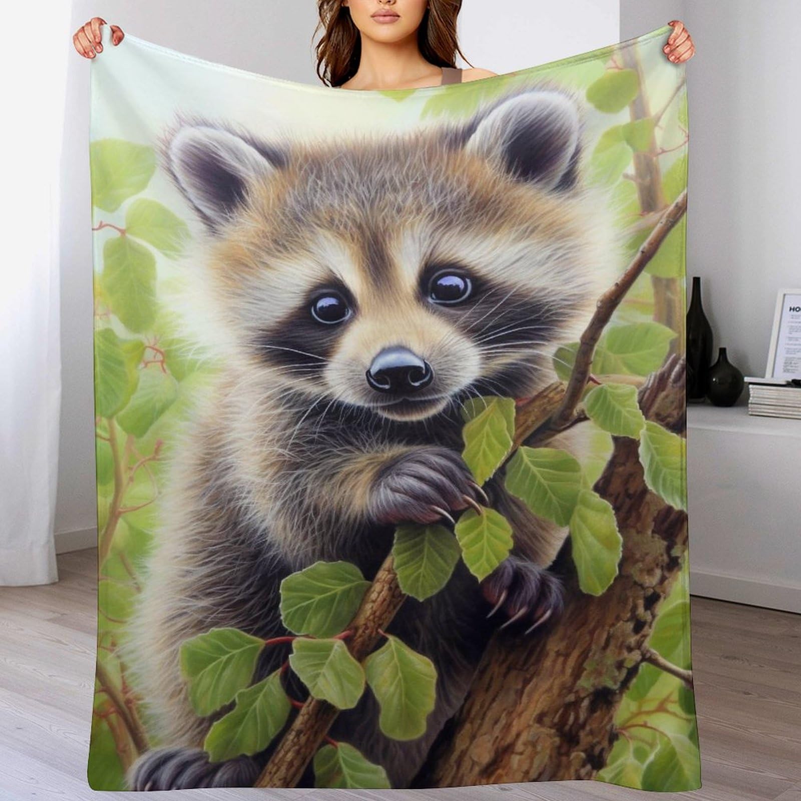 Couverture plaid râteau laveur douce en polaire pour envelopper vos enfants de chaleur et d'amour