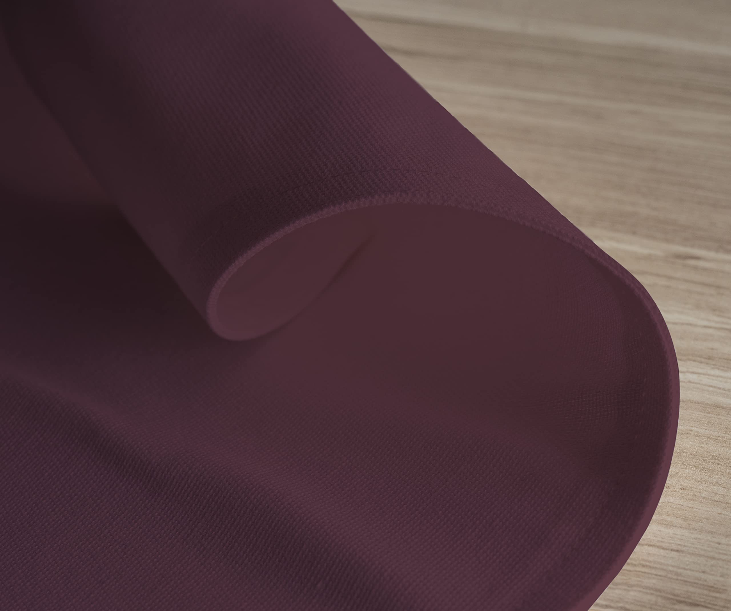 Calicot Roan Rouge - Juego de 6 manteles individuales reutilizables 100% algodón, suaves y cómodos, perfectos para cenas familiares, bodas, cócteles, cocina, hogar, 13 x 19 pulgadas