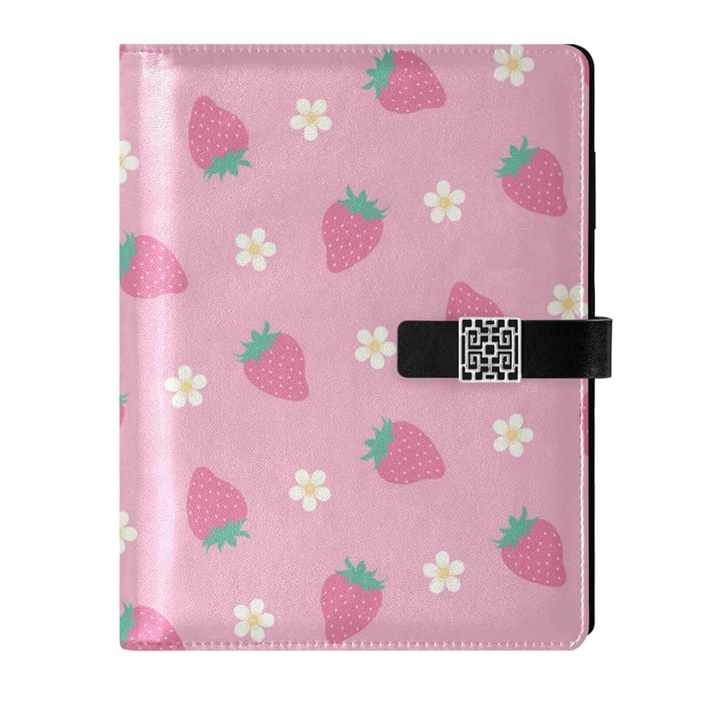 Amazon.co.jp: SoreSore システム手帳 A5サイズ いちご 苺 花柄