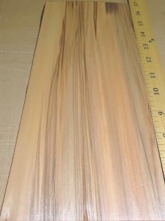 Red Gum Wood Veneer 5.5" x 12" raw no Backing 1/42" Thickness A Grade Sample