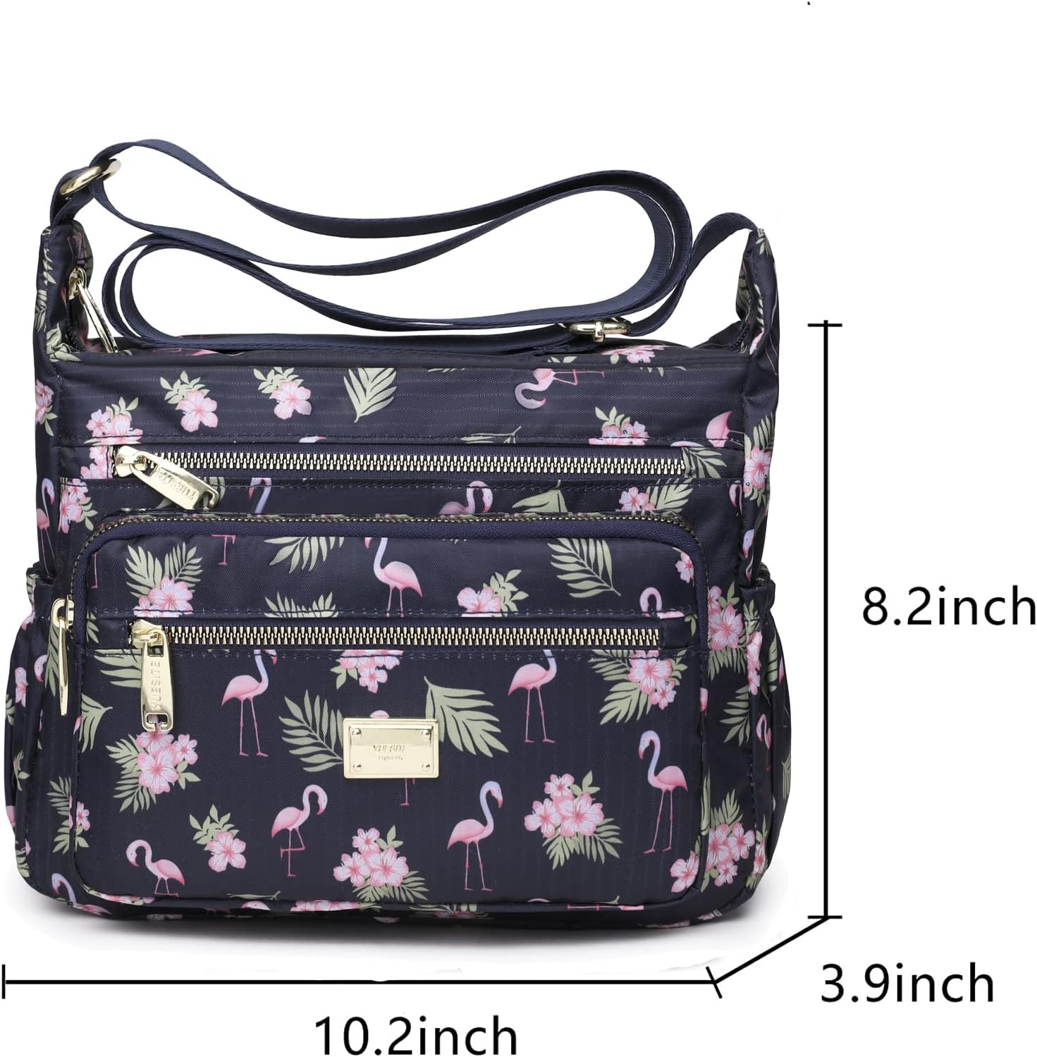 Women Shoulder Handbag Roomy Multiple Pockets Bag Ladies Crossbody Purse Tote Top Handle Satchel - Image 3