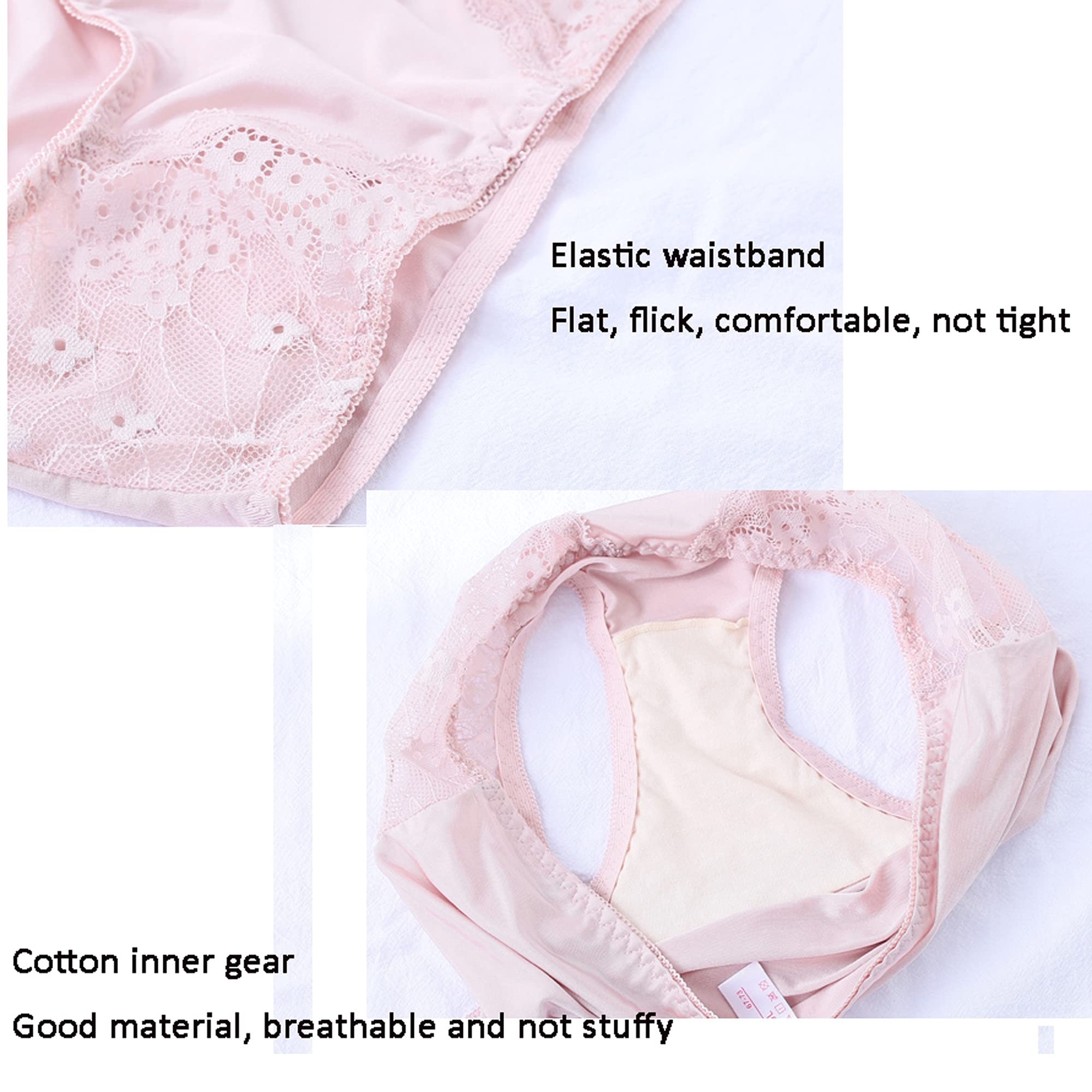 Conjunto de sujetador y bragas para mujer, cobertura completa, sujetadores sin cables, sin relleno, conjunto de lencería de encaje sexy de dos piezas (color : tono de piel, tamaño: 85E)