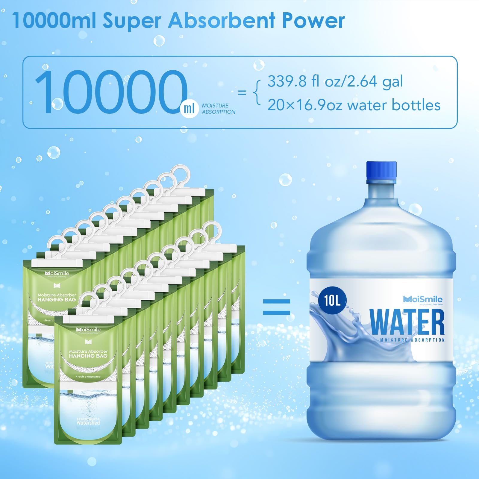 Moisture Absorbers 20 Pack Fresh Fragrance