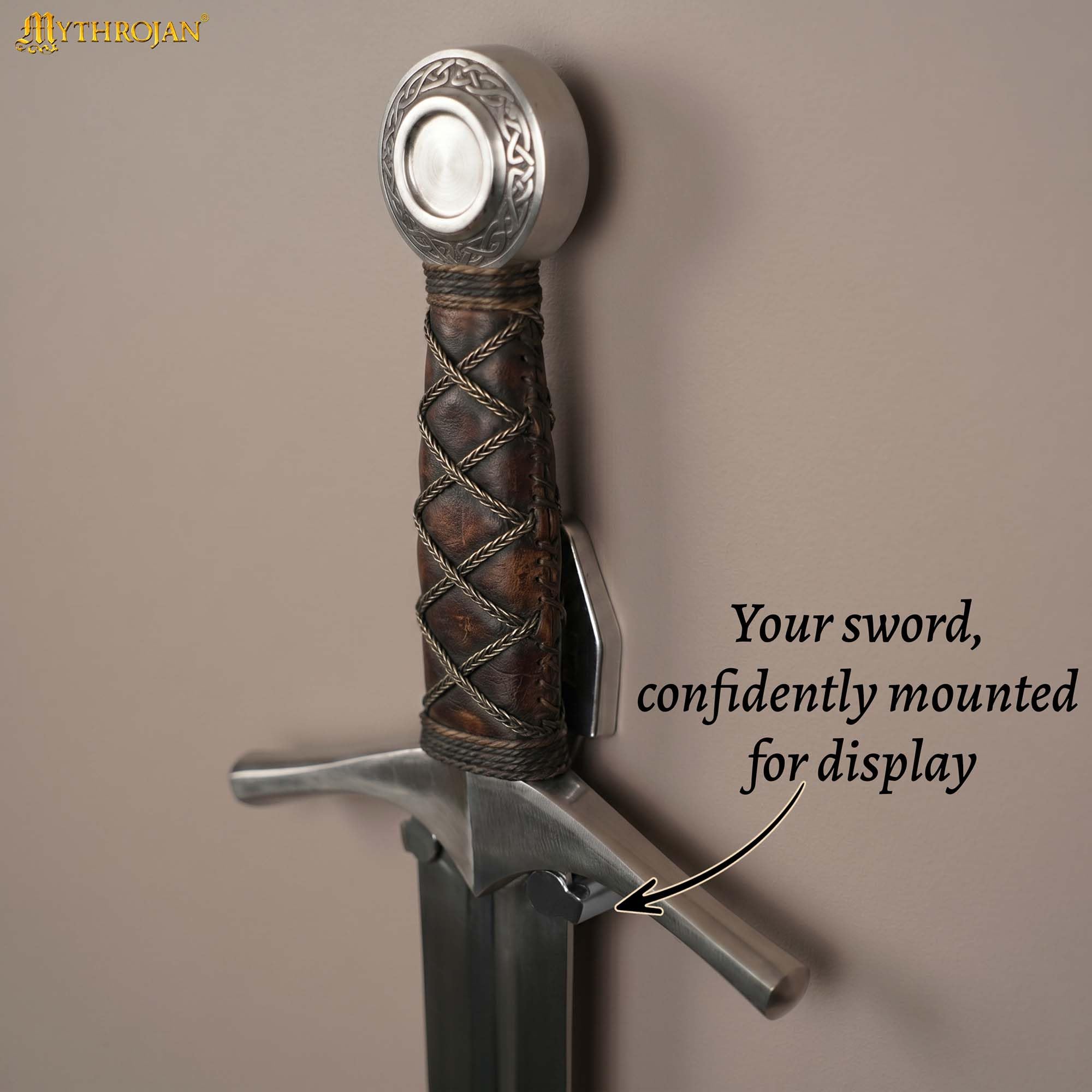 Soporte de pared universal para espada de metal
