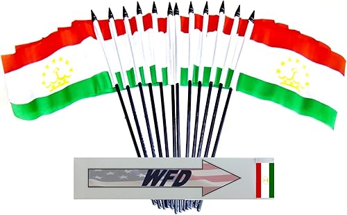 Miniatura 154 de Banderas de escritorio de Nicaragua, paquete de 12 banderas pequeñas de poliéster de 4 x 6 pulgadas en miniatura para mesa de oficina, pequeñas