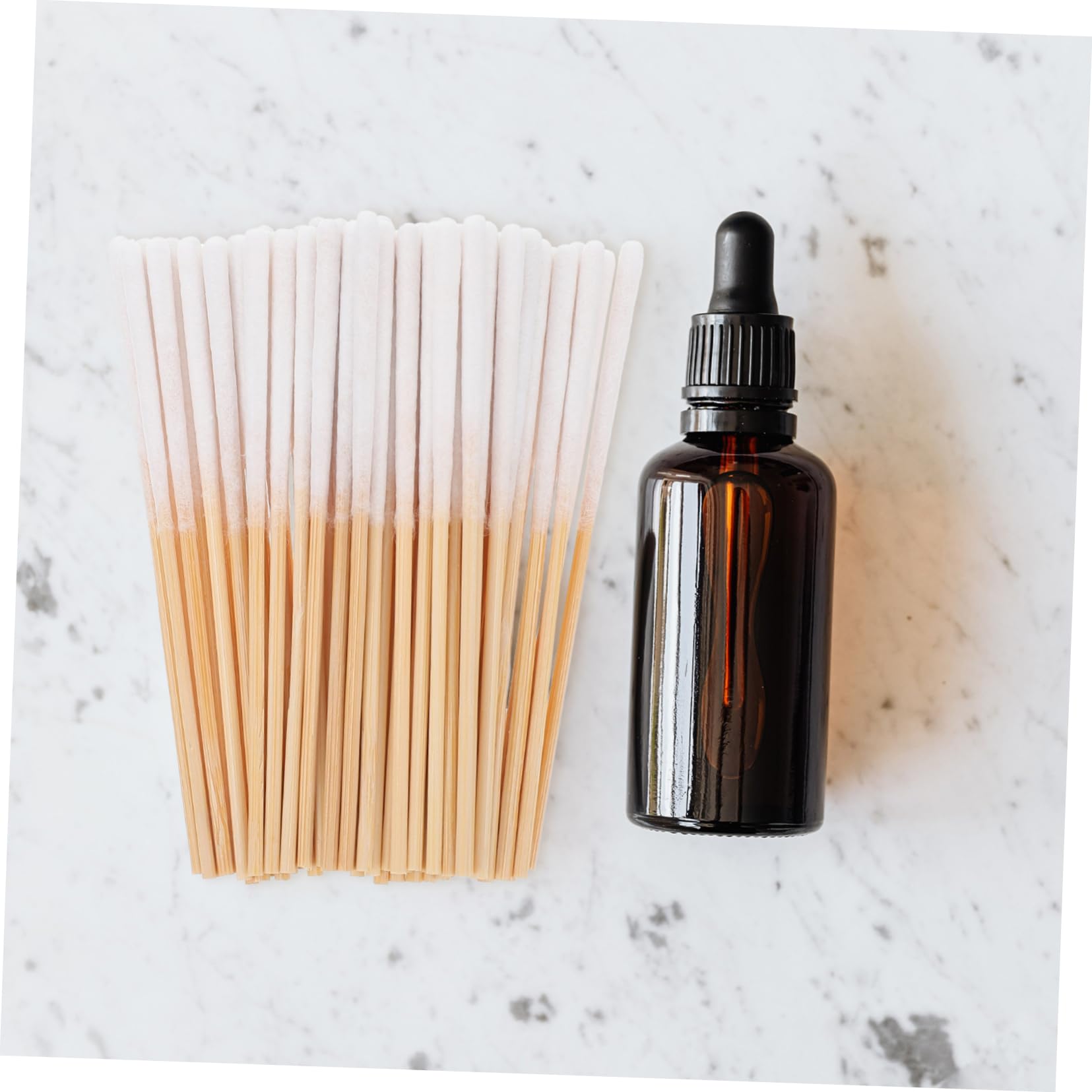 SOESFOUFU 2sets Disposable Cotton Swabs Long Cotton Sticks for Makeup Ear Cleaning Beauty Salon Skincare 150pcs*2