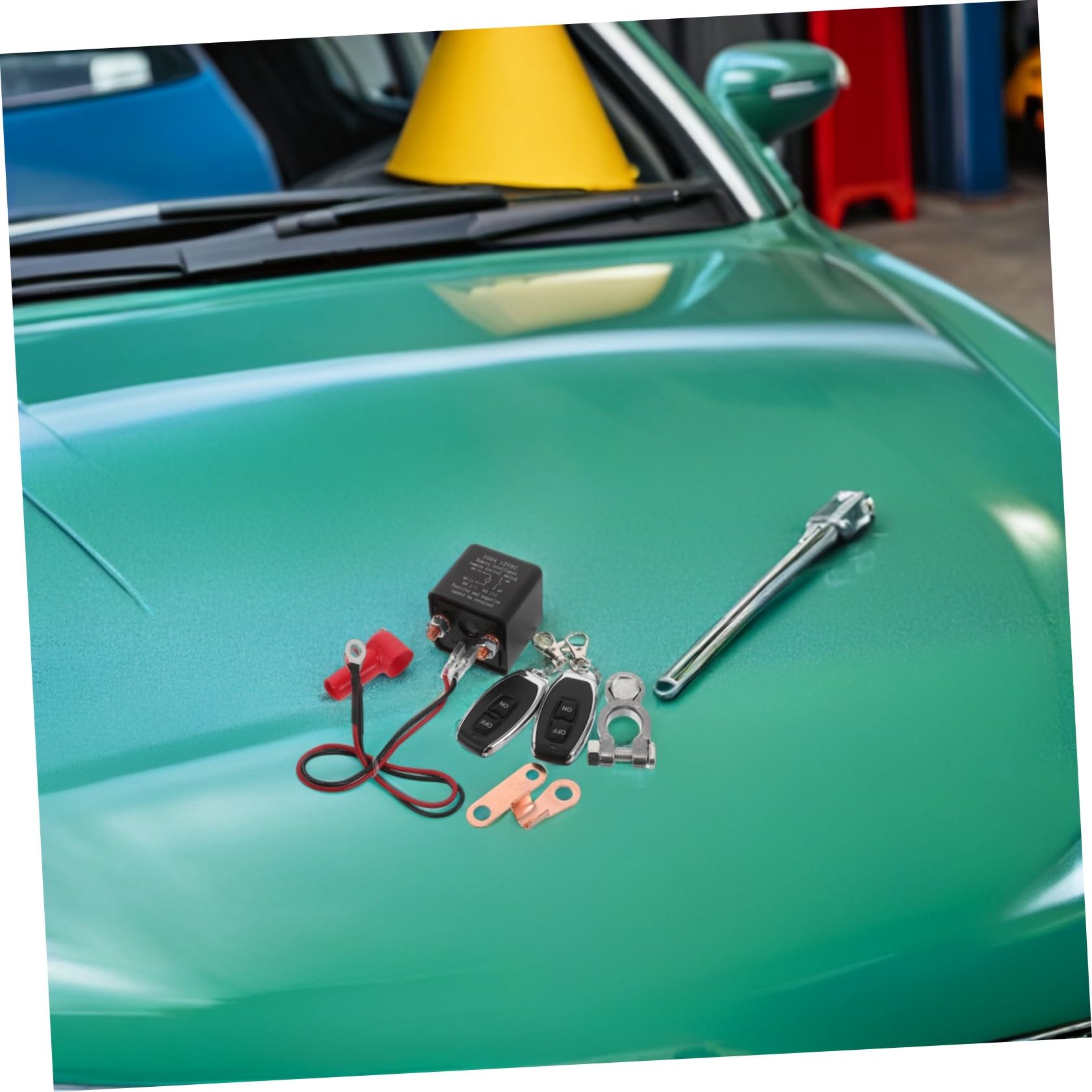 HEMOTON Interruttore di Protezione 12v200a per Batteria Auto Telecomando e Protezione Sovraccarico per Veicoli Rv e Automobili