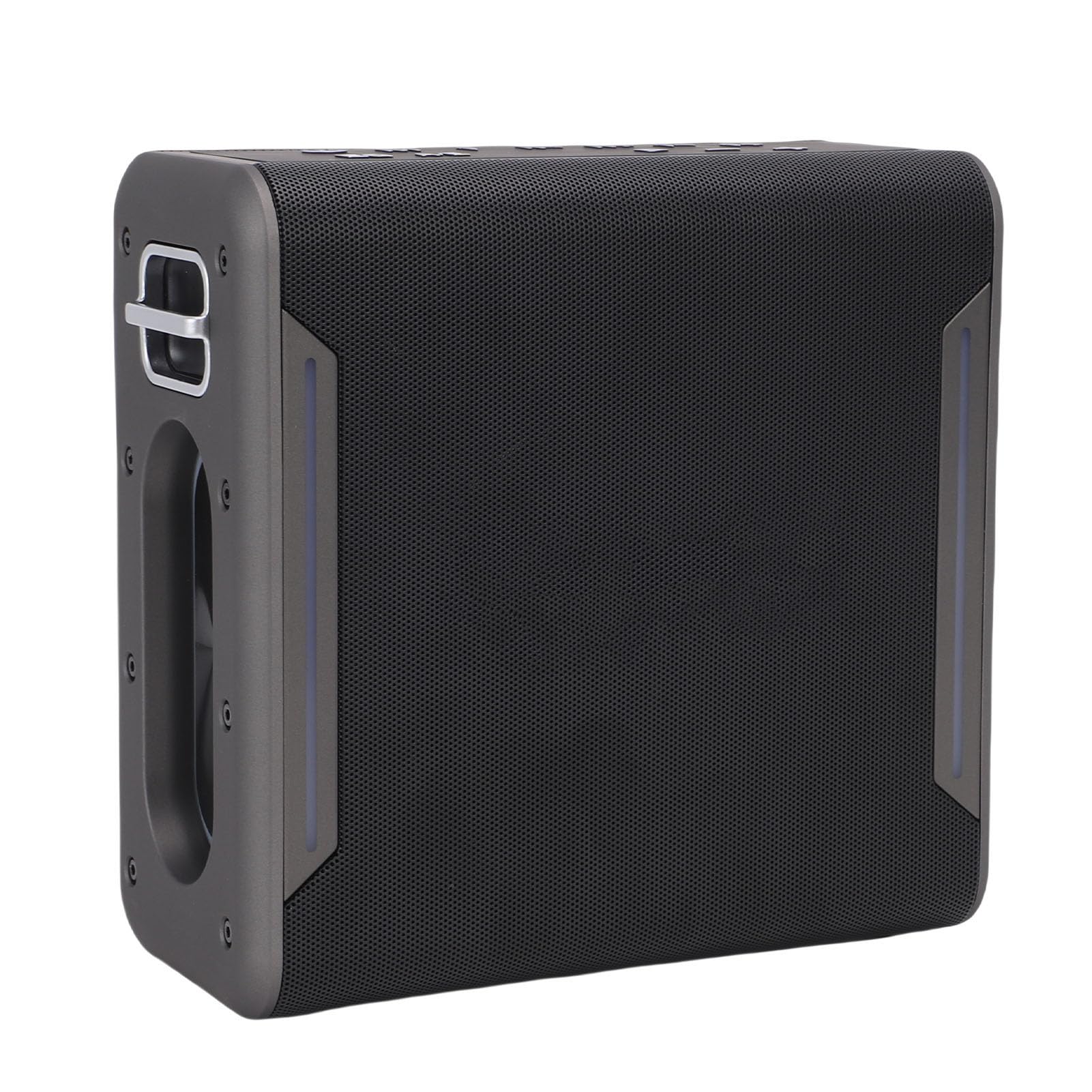 Macchina per Karaoke con 2 Microfoni Wireless Altoparlante Bluetooth Portatile con Luci a LED per Feste e Riunioni di Famiglia
