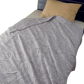 昭和西川 洗えるシルクふとん シルク肌掛け布団 シングル 150×210cm 中わたシルク100% まわた布団 肌かけ布団肌 掛け布団 肌掛けふとん 洗えるシルク まわた 真綿 ふとん 北欧柄 22104-01815 (GY:グレー)