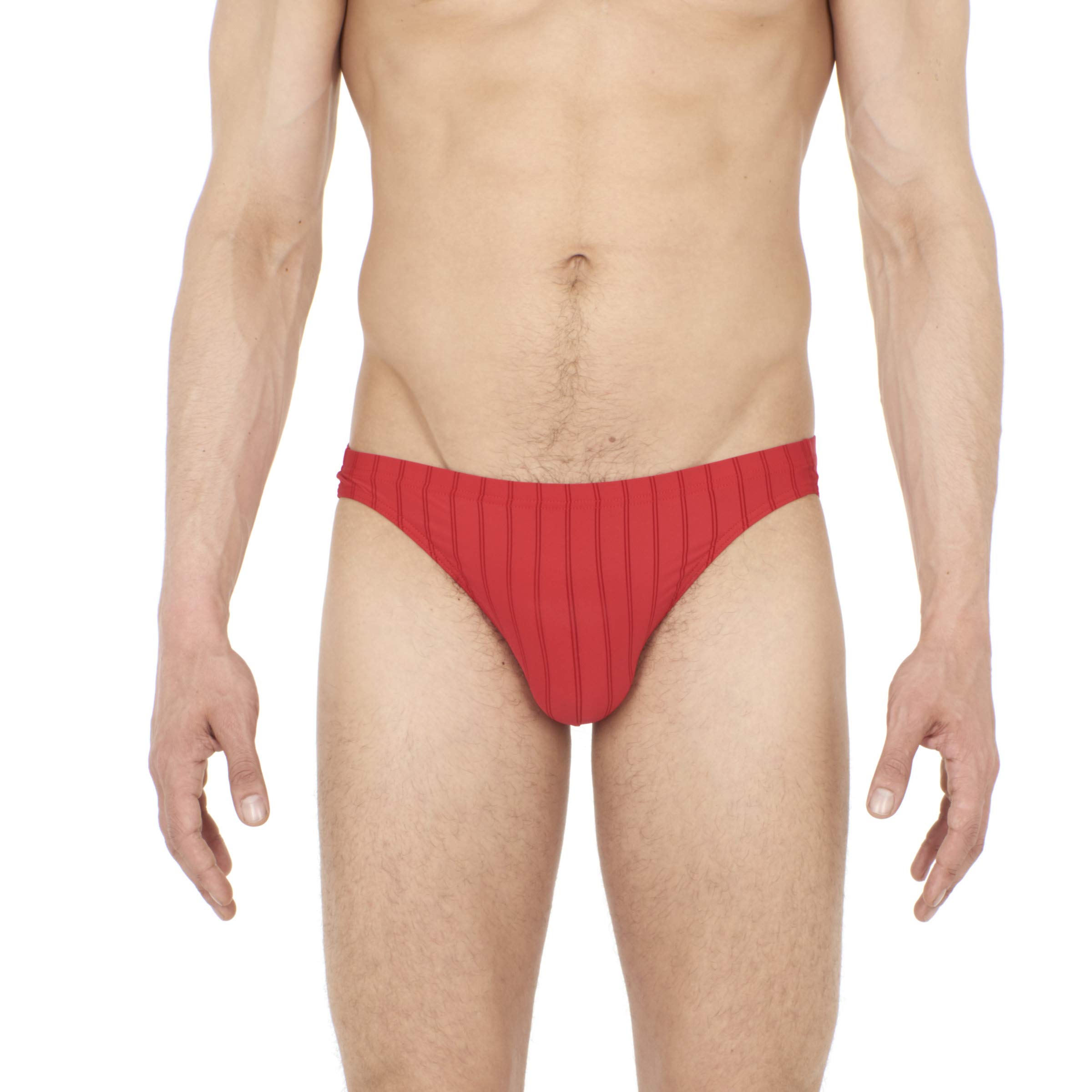 Hom Men's Red Chic Micro Briefs, Xxl