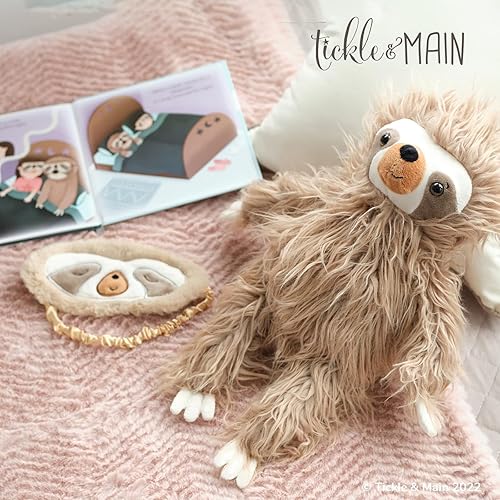 Miniatura 7 de Tickle & Main Juego de regalo para fiesta de pijamas de perezoso, juego de 3 piezas que incluye peluche de perezoso, libro de cuentos ilustrado y