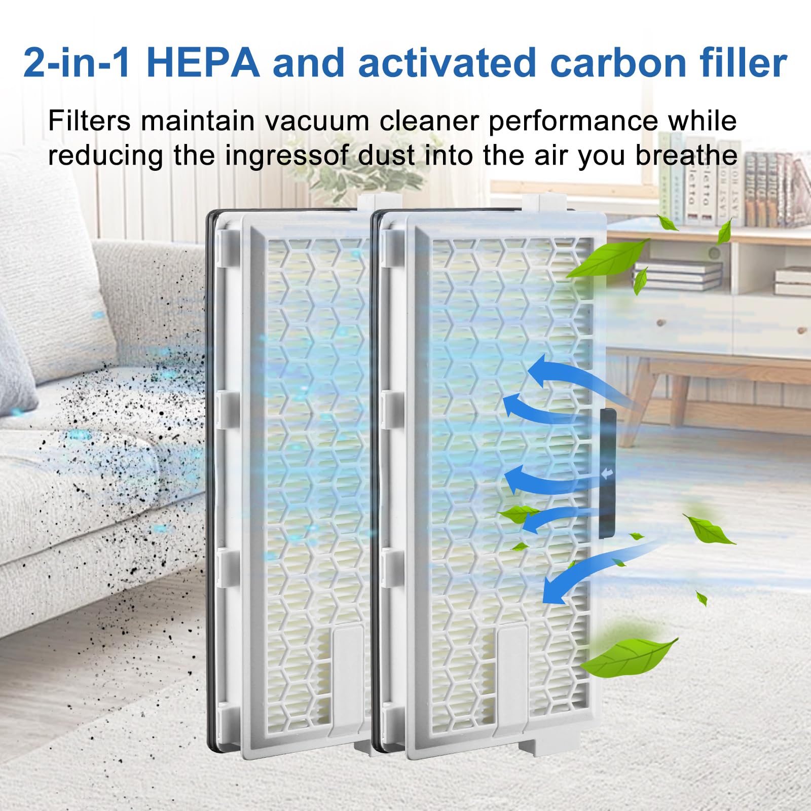 2 Filtri HEPA Per Miele Complete C3 - Ricambio Airclean Plus 50, Compatibile Con S8340, C2, C3 - Foto 4