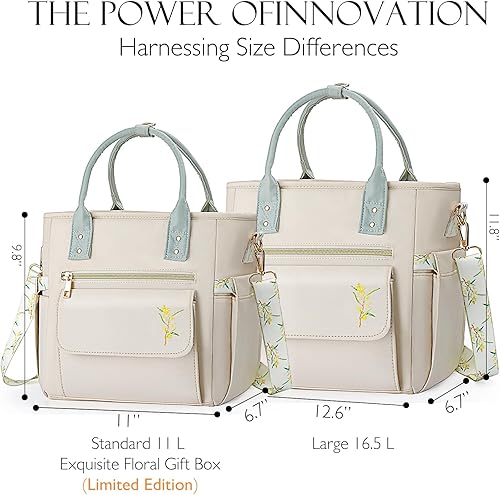 Miniatura 2 de Lonchera grande de lujo para mujer, lonchera aislada a prueba de fugas para mujeres, regalos para el día de la madre del profesor 2024, bolsa de