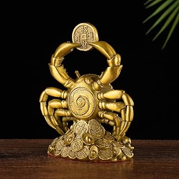 古銅　蟹　置き物 古銅カニ置物 蟹置物(大型) - メルカリ