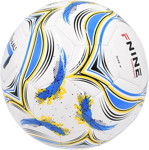 Miniatura 5 de FNINE - Pelota de fútbol de alta visibilidad para entrenamiento de unión térmica Tornado de primera calidad