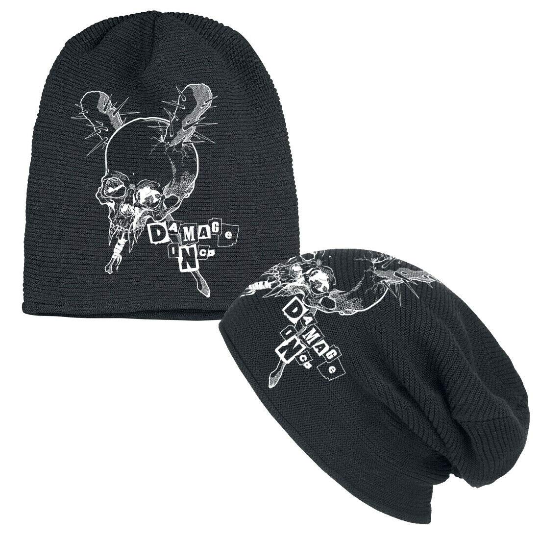 Metallica Beanie Hat Damage Inc Black Slouch Official Black One Size