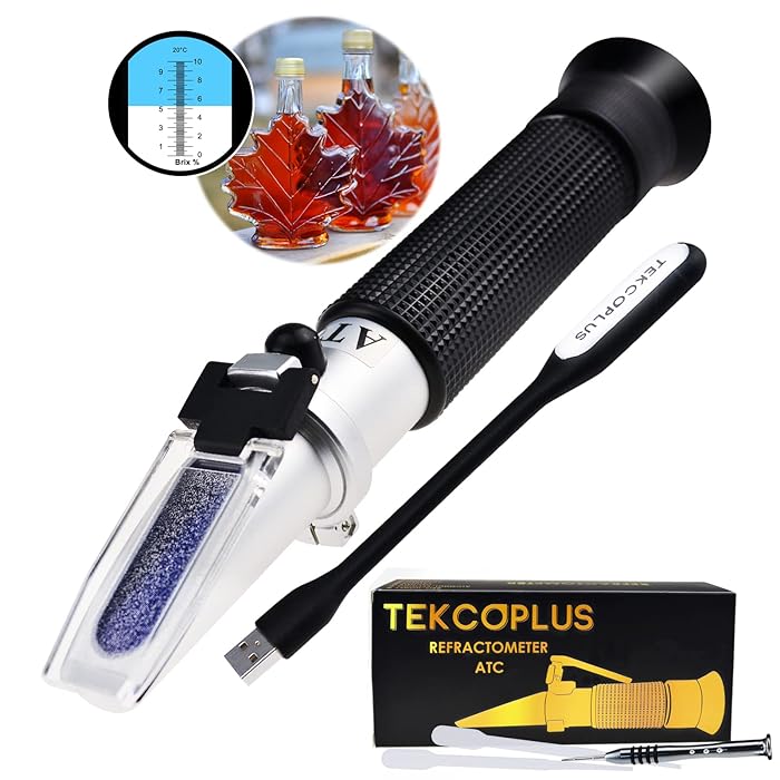 Buy Brix Refractometer Range 010 Brix Testing Maple sap for Maple