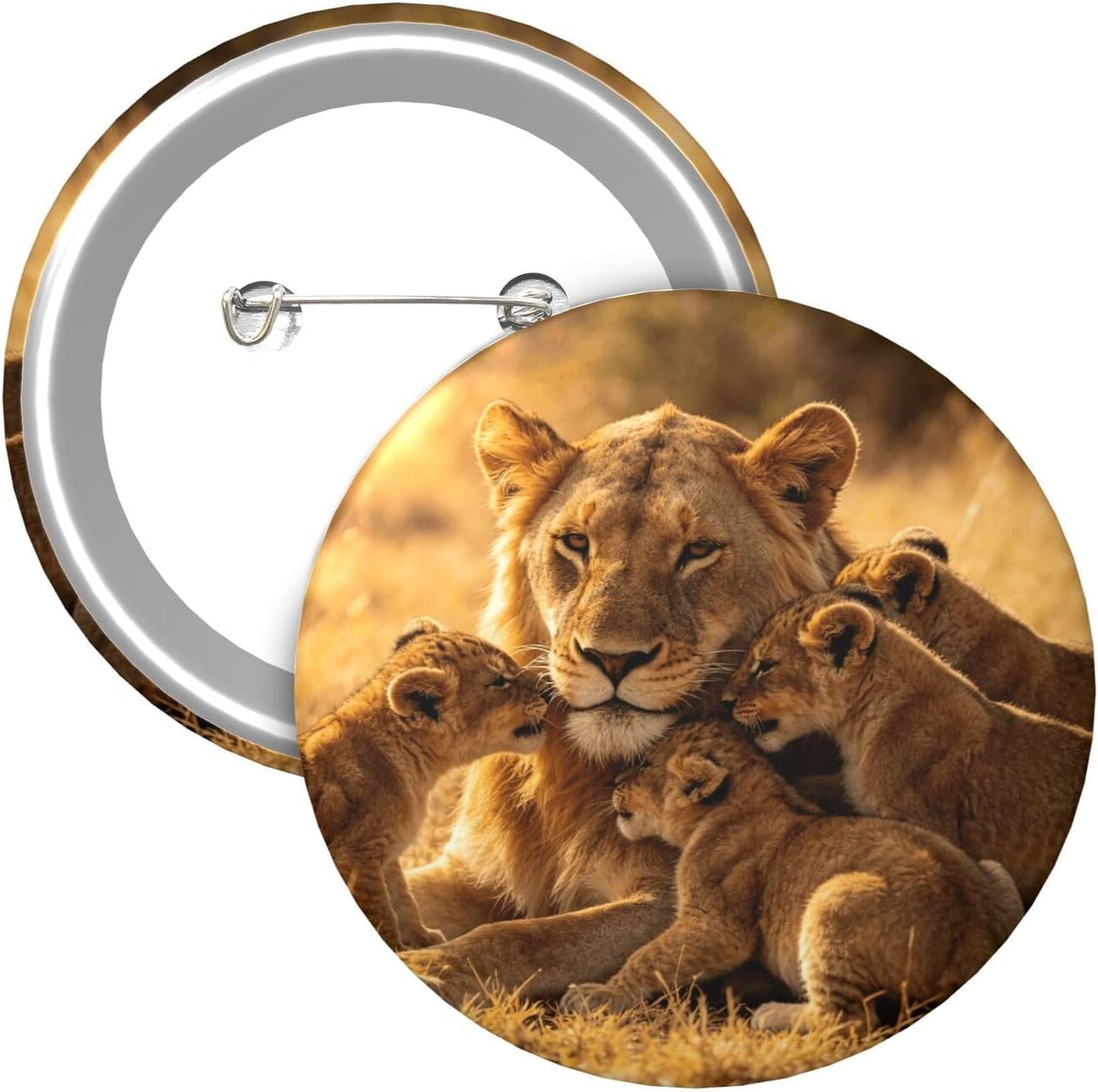 Button Badge 2.4 Inch Round Button Pins Personalized Custom Badge