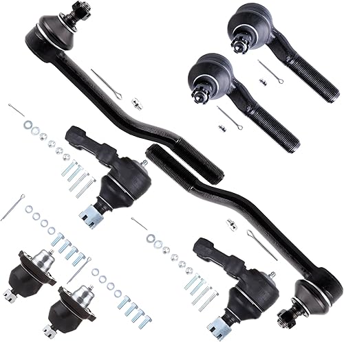 SCITOO 8 unids Kit de suspensión delantera interior exterior extremo inferior superior rótula reemplazo para 1983-1986 para Nissan 720