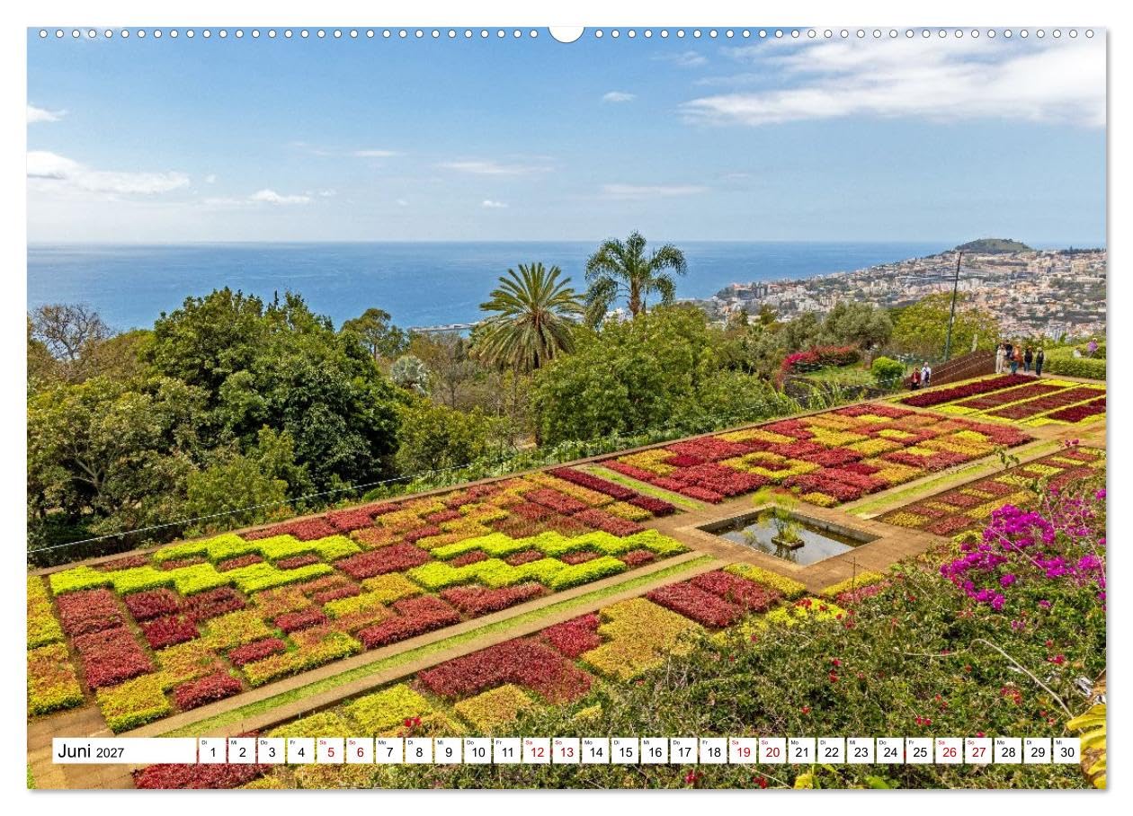 CALVENDO · Madeiras charmante Hauptstadt Funchal (Kalender 2027) | DIN A2 Querformat · Wandkalender · charmante und quirlige Stadt Funchal ist die Hauptstadt und das touristische, kulturelle…