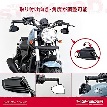 Amazon | デイトナ(Daytona) バーエンドミラー バイク 角度調節機能