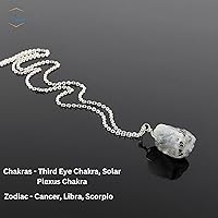 Vista 49 de Raw Gemstone Necklace Birthstones 1 Silver