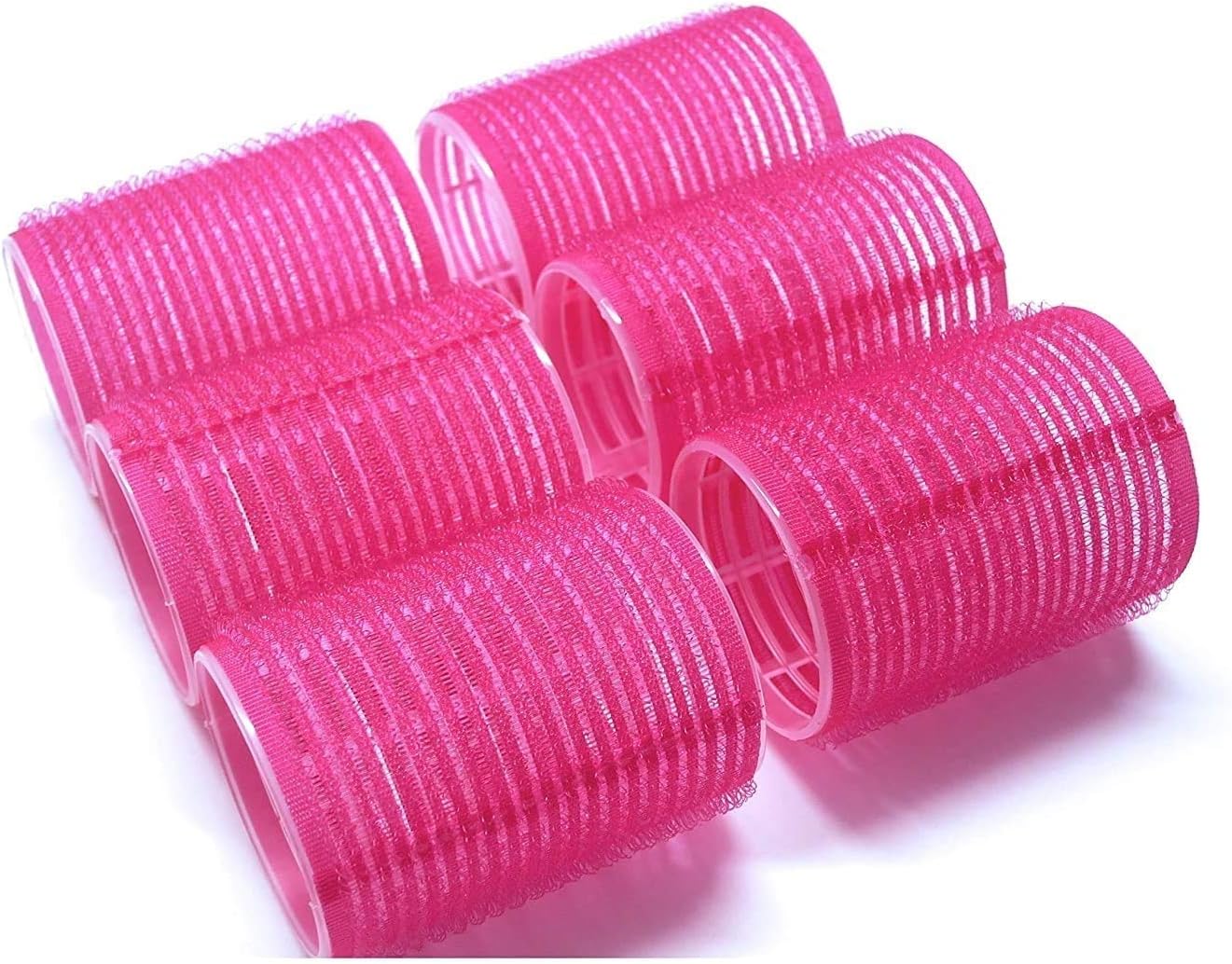 UrbHome Medium Hair Rollers, Self Grip, Salon Hairdressing Curlers"16 Pack" 40mm