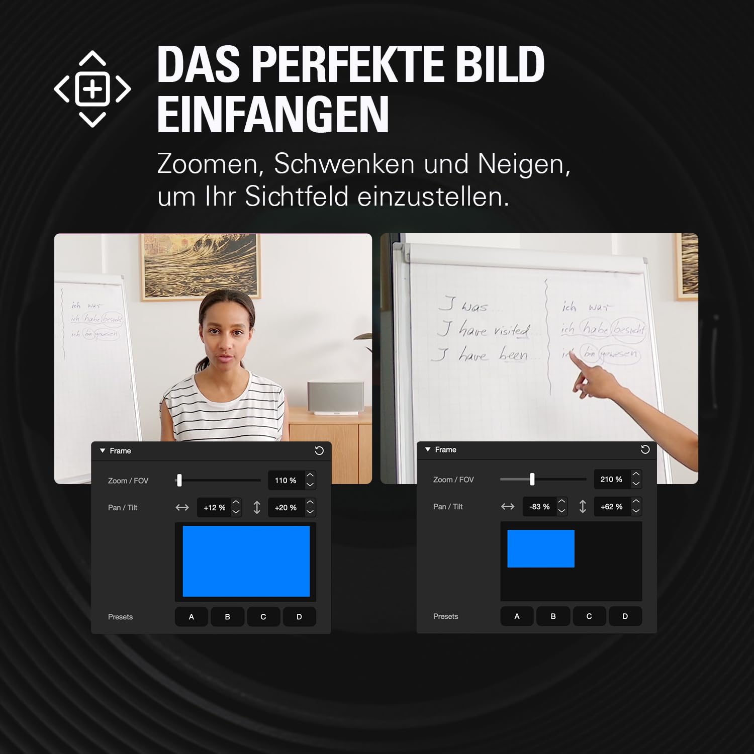 Elgato Facecam MK.2 – Erstklassige Full-HD-Webcam für Streaming, Gaming, Videokonferenzen, Aufnahme, HDR-fähig, Sony Sensor, Schwenken/Neigen/Zoomen – kompatibel mit OBS, Zoom, Teams etc., für PC/Mac